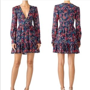 Saloni Floral Pia Dress
